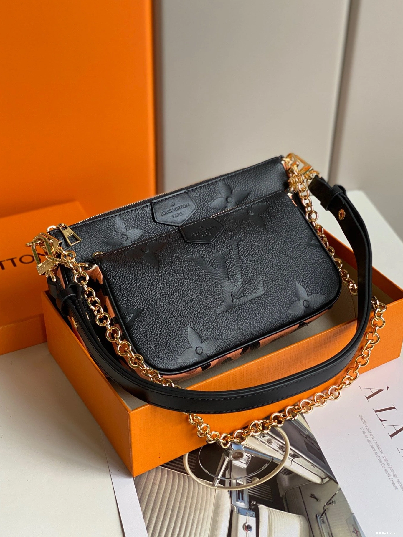 Aaa replica bags VUITTON POCHETTE MULTI LOUIS ACCESSOIRES 0717